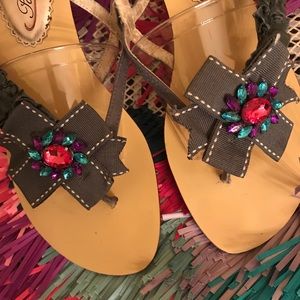 Poetic Licence Women’s Bejangled Sandal